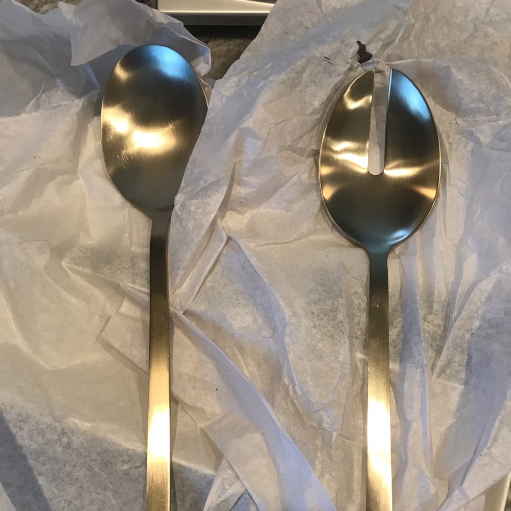 Gold Serving Spoons by Artisan Direct NEW in box!